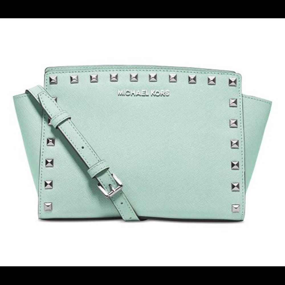 Micheal Kors Selma Studded Crossbody Bag